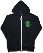 "Stencil Factory" super-light jersey hoodie